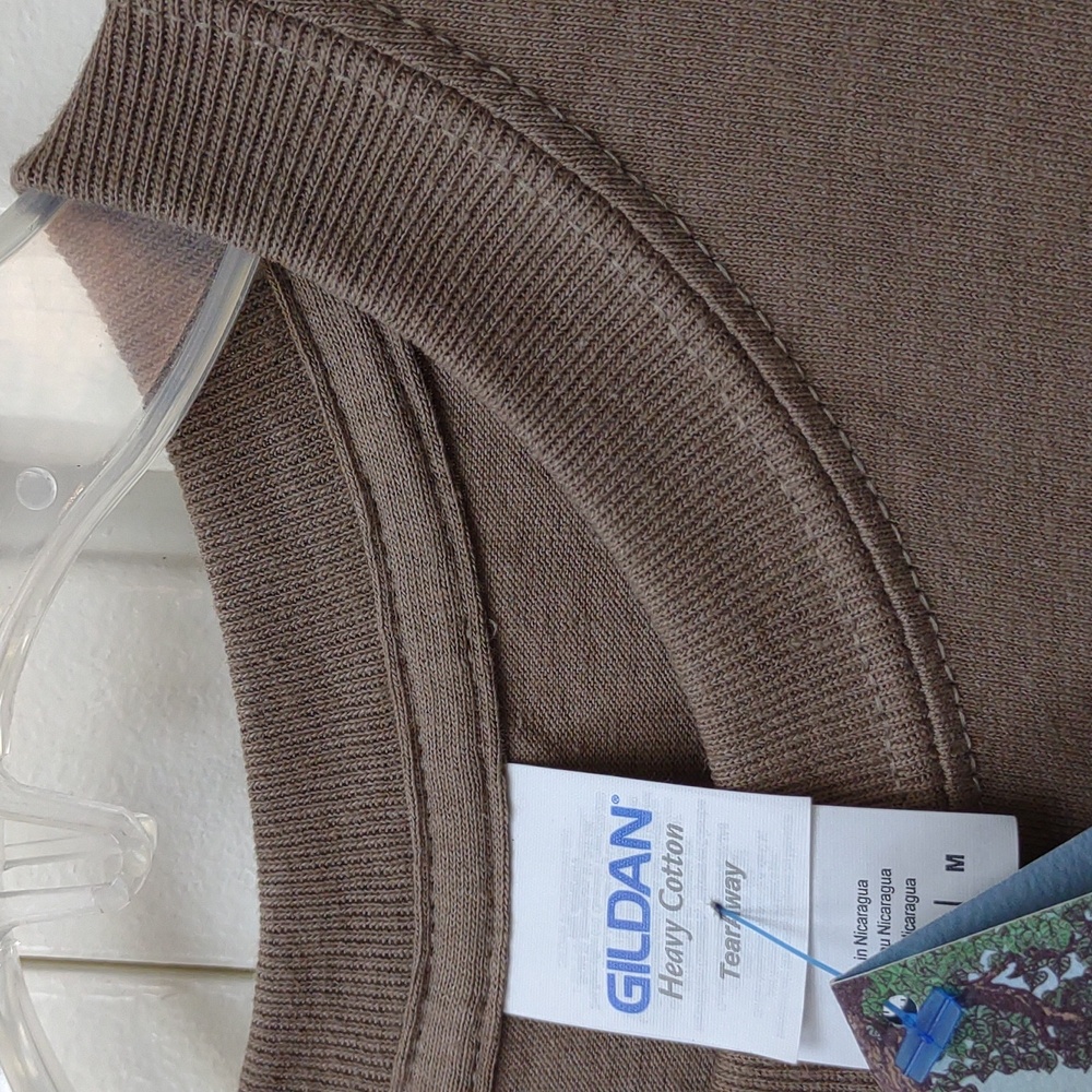 Gildan Advice From Nature - Ohiopyle State Park Cotton Brown SS Graphic Tee NWT - Picture 14 of 15